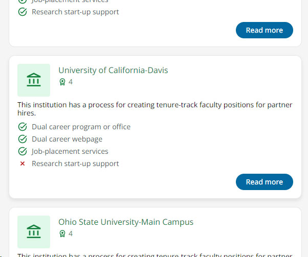 UC Davis Ranks #3 Nationwide for Partner Hires on the Scorecard of the Nation's Top Research Universities